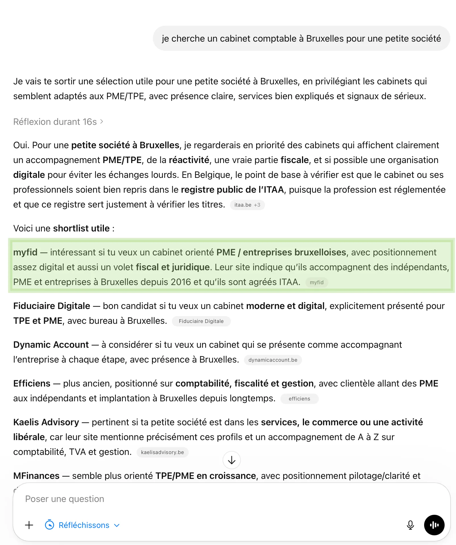 myfid : recommandé par ChatGPT